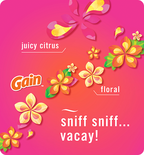 Gain Island Fresh juicy citrus, floral, sniff sniff...vacay!