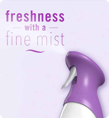 Air Lavender Light freshness with a fine mist.