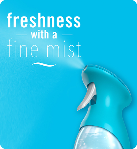 AIR Refresh & Energize freshness with a fine mist.