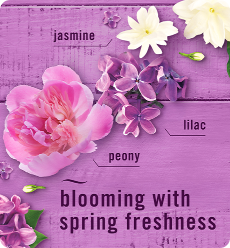 Blooming with spring freshness. Jasmine, lilac, peony.