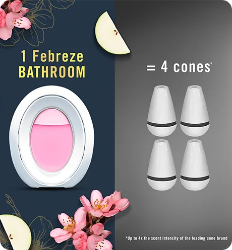 Bathroom Japanese Cherry Blossom 1 Febreze bathroom = 4 cones