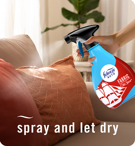 Fabric Old Spice spray and let dry.