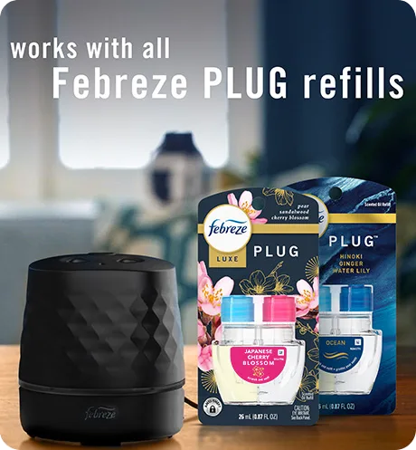 Works with all Febreze PLUG refills