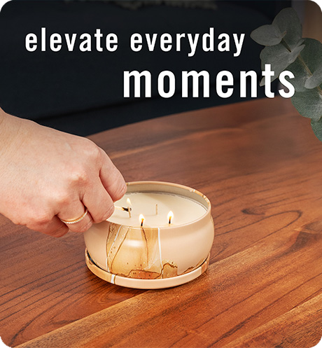 Candle, elevate everyday moments.