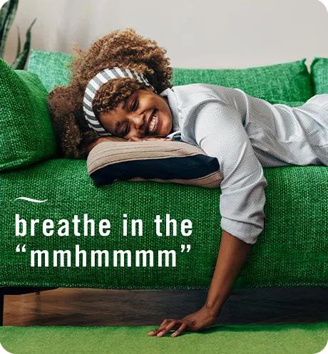 Breathe in the "mmhmmmm".