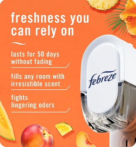 Plug Hawaiian Aloha freshness you can rely on. Lasts for 50 days without fading. Fills any room with irresistible scent. Fights lingering odors.