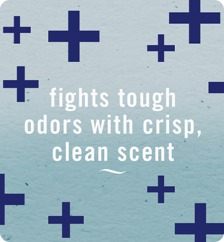 Heavy Duty fights touch odors with crisp, clean scent.