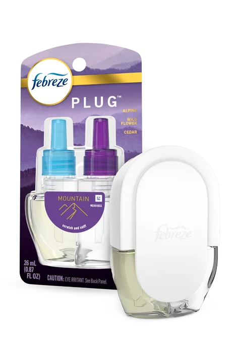 Febreze Plug in Air Fresheners, Ocean, Odor Fighter for Strong Odors,  Scented Oil Refill (3 Count)