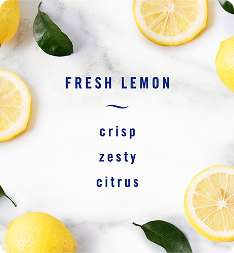 Fresh-Lemon crisp zesty citrus scent