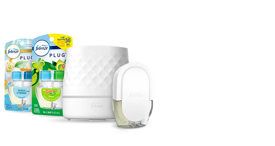 Febreze Plus with 2 refill packages