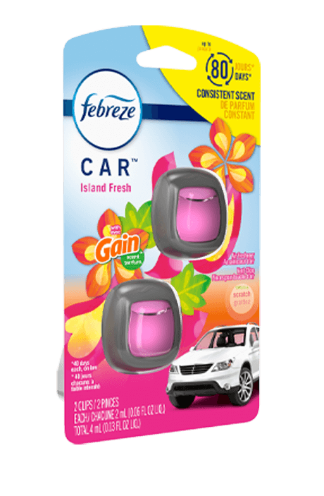 Febreze Car Gain Moonlight Breeze Scent Air Freshener Vent Clip, 2 ct -  Foods Co.