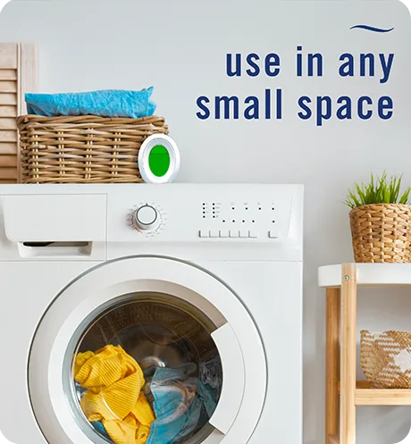 Bathroom Mango Splash use in any small space