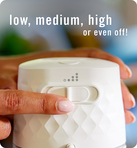 Low, medium, high, even off.