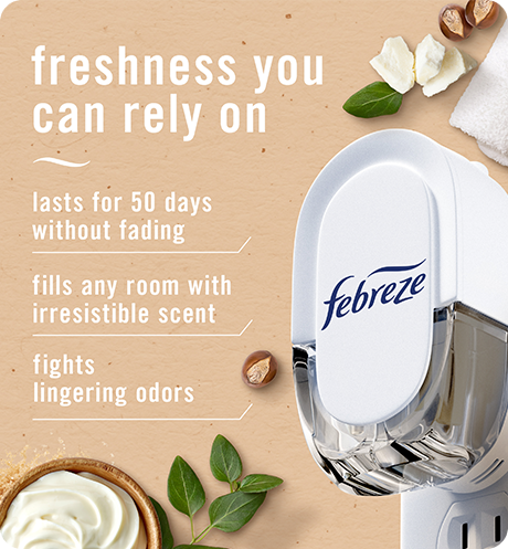 Plug Soothe And Restore freshness you can rely on: lasts for 50 days without fading, fills any room with irresistible scent, fights lingering oders.