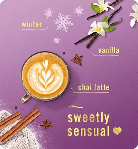 Cuddle Weather sweetly sensual, winter, vanilla, chai latte.