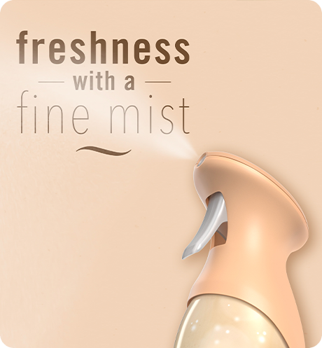 AIR Soothe & Restore freshness with a fine mist.