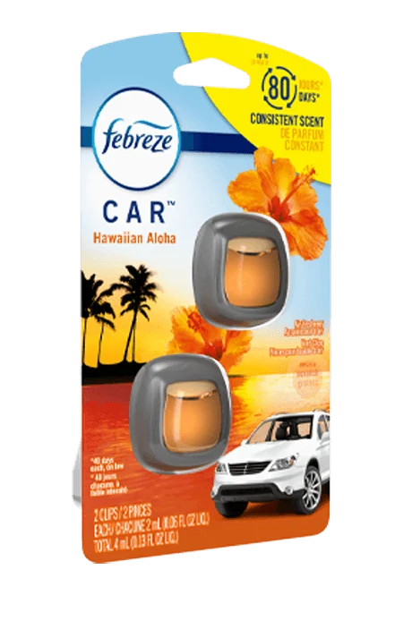 Febreze Car Linen & Sky Scent Odor-Fighting Car Freshener Vent Clip, 3 pk/  0.06 oz - City Market