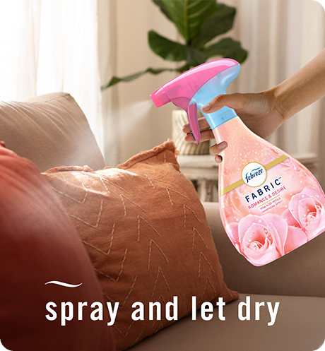 FABRIC Romance & Desire spray and let dry.