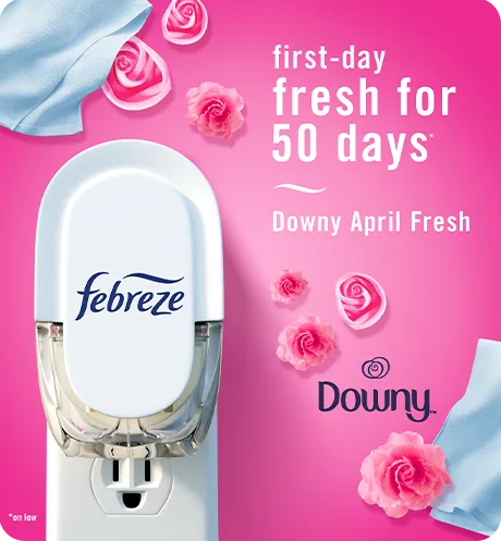 Plug downy april fresh. First-day fresh for 50 days.