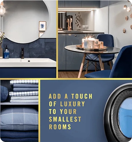 Add a touch of luxury to your smallest rooms