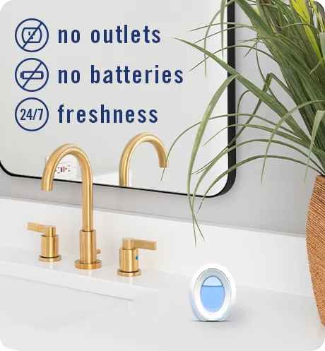 Bathroom Gain Honey Berry Hula. No outlets, no batteries, 24/7 freshness