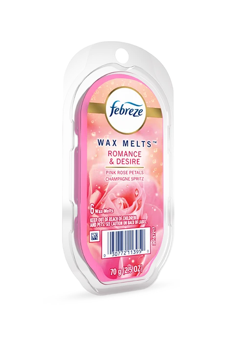 Febreze Unstopables Odor-Eliminating Wax Melt Air Freshener, Vanilla Scent,  8 wax melts