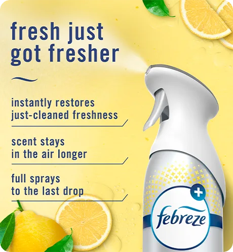 Air Kitchen Odor Fighter. Fresh just got fresher. Instantly restores just-cleaned freshness. Super fine mist stays in the air longer. Full spray down to the last drop.