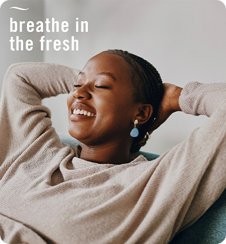 Plug breathe in the fresh.