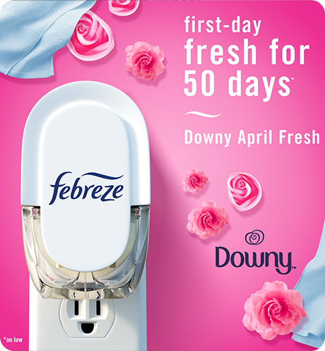 First-day fresh for 50 days. Downy April Fresh.