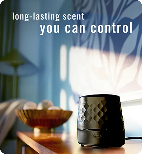 Long-lasting scent you can control.