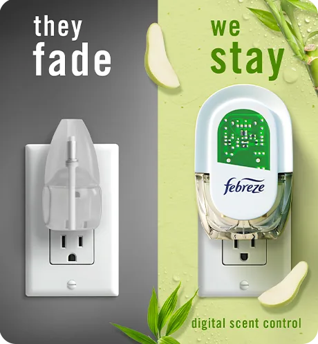 Febreze bamboo-light they fade, we stay