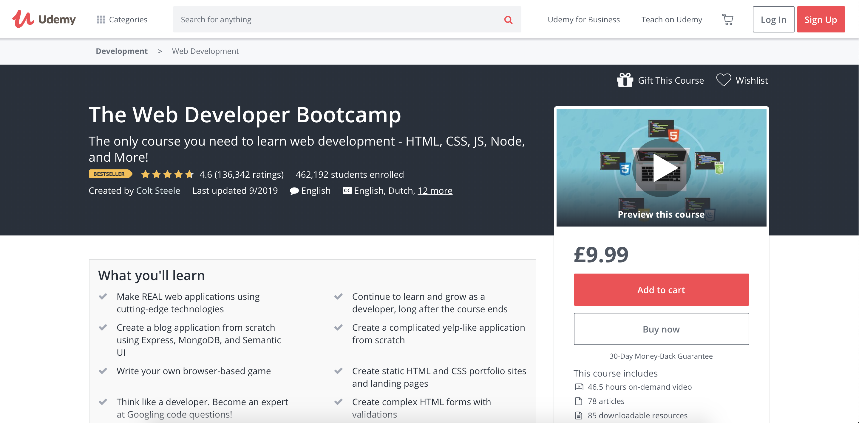 the-web-dev-bootcamp