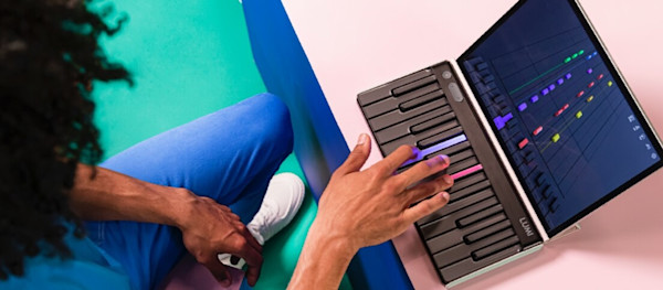 Person playing LUMI