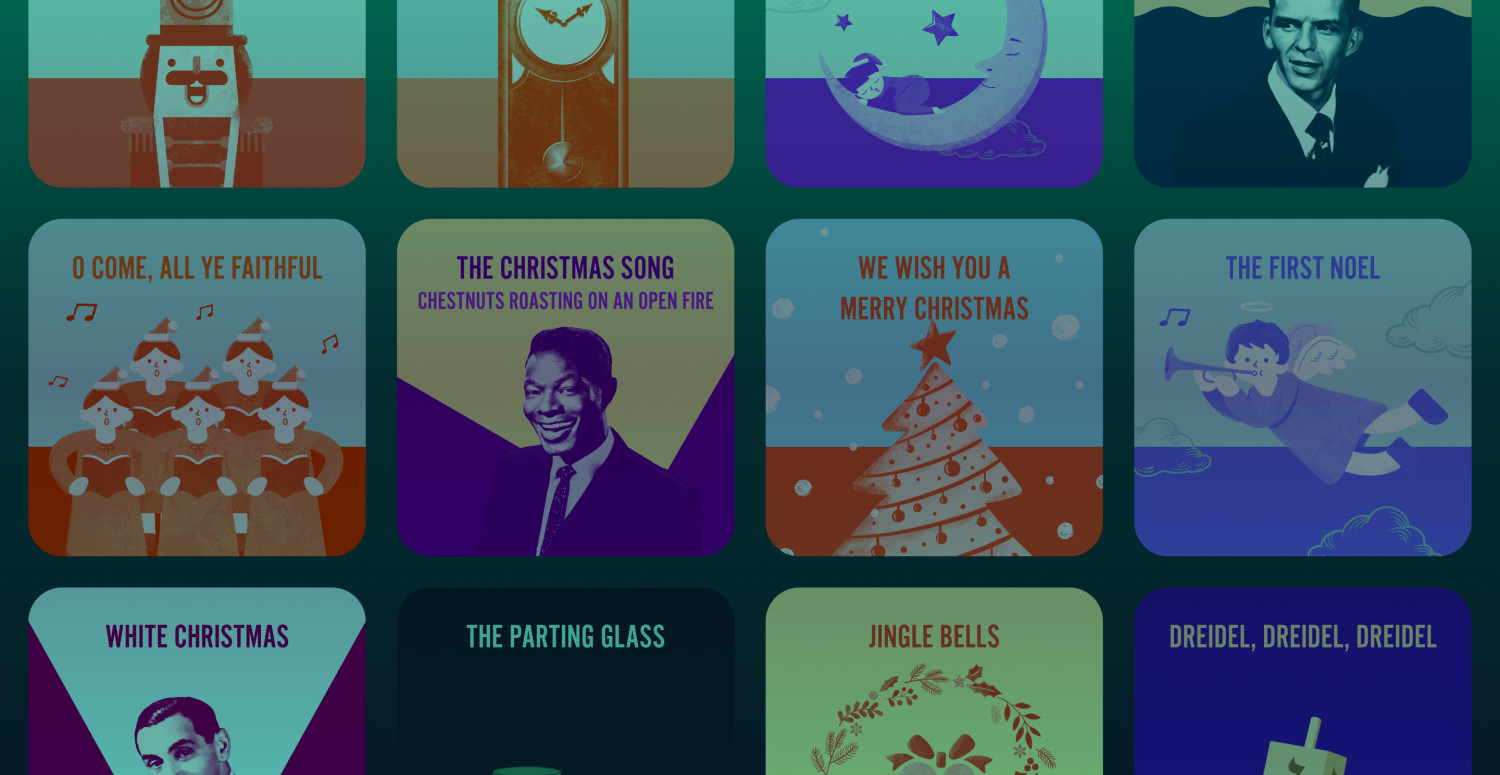 Seasonal songs to learn in the LUMI app