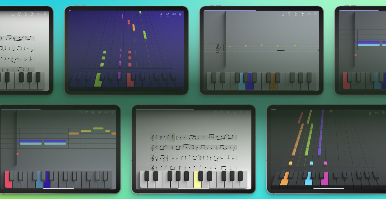 Music notation in the LUMI app