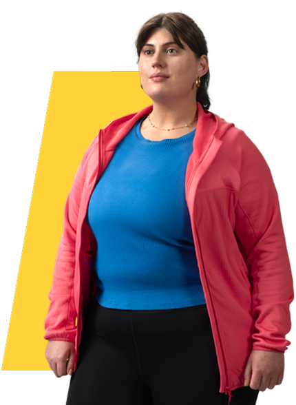 Woman with obesity