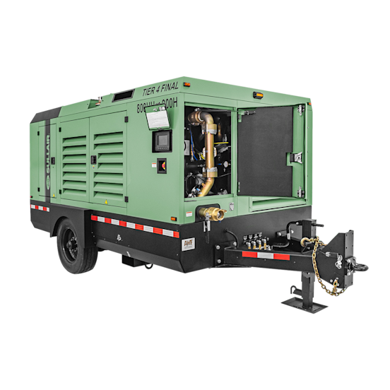Towable Diesel Air Compressors: 750 CFM