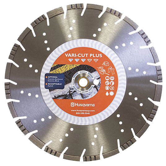 Diamond Concrete/Asphalt Wet/Dry Saw Blade: 18 in. x 1 in.