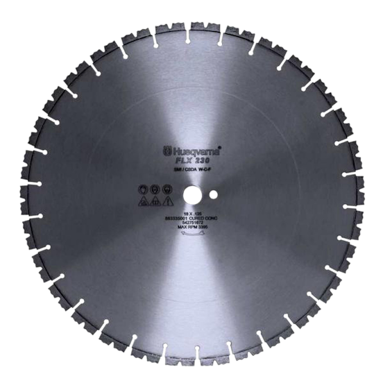 Diamond Concrete/Asphalt Wet/Dry Saw Blade: 20 in. x 1 in.
