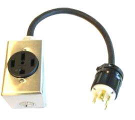 ADAPTOR-50AMP PLUG TO 4 PRONG