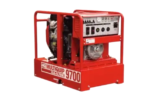 Portable Gas Generator: 9.7 kW