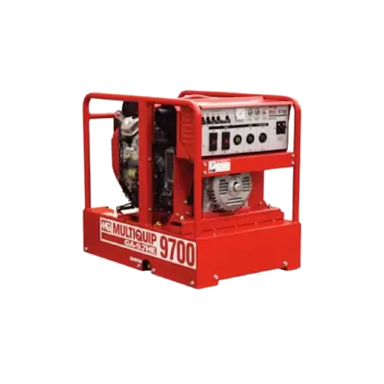 Portable Gas Generator: 9.7 kW