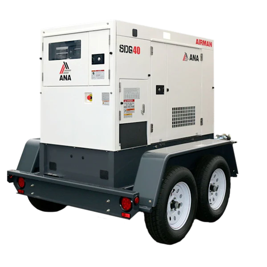 Towable Diesel Generator: 32 kW
