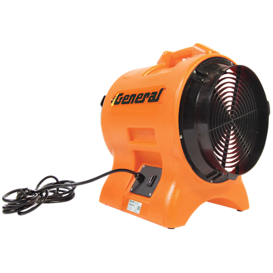 Electric Manhole Blower with Duct: 12 in.