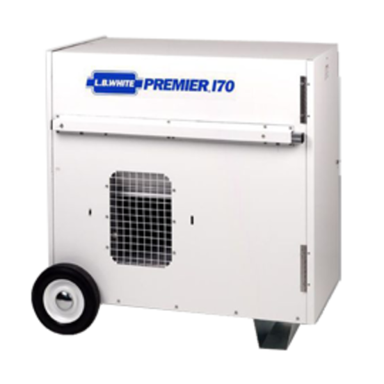 Propane Tent Heater With 12-Foot Duct