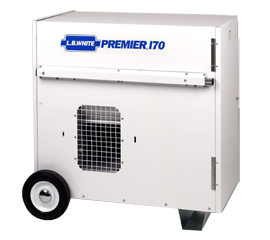 Propane Tent Heater With 12-Foot Duct