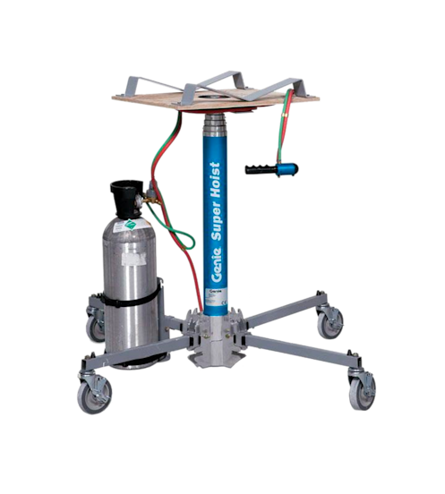 CO2-Powered Material Lift: 18 ft.