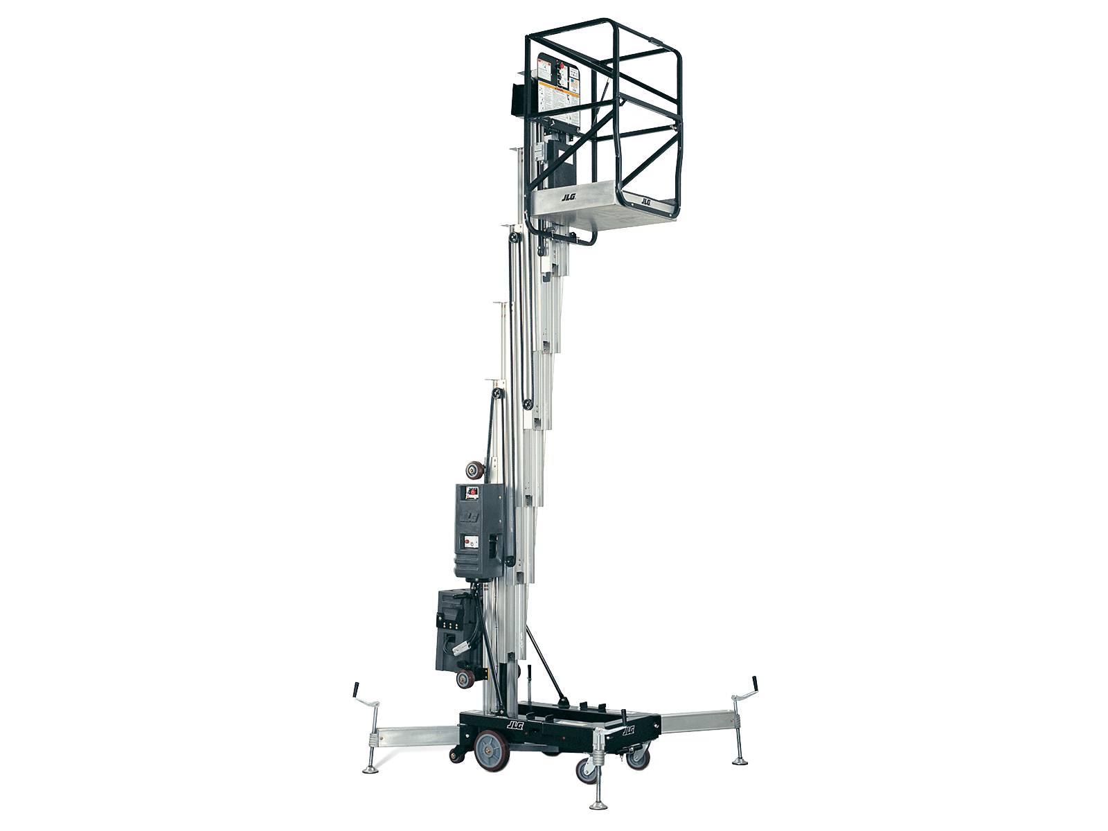 40-Foot Push-Around Electric Manlift With Outriggers