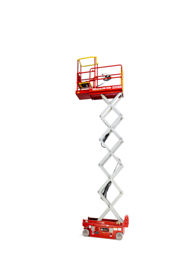 19-Foot Micro Electric Scissor Lift - Clean Room