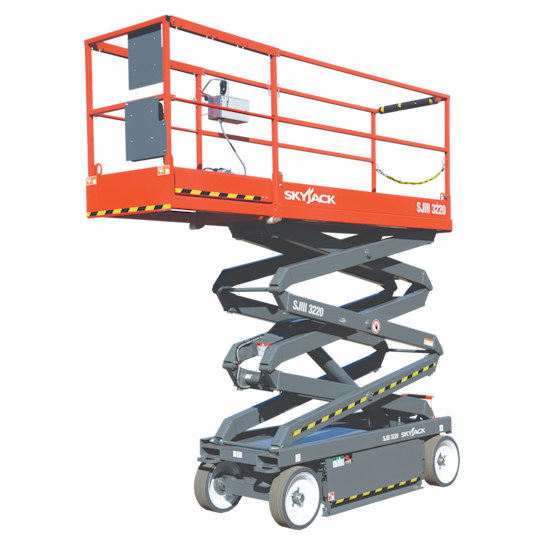 20-Foot Power Extension Deck Electric Scissor Lift